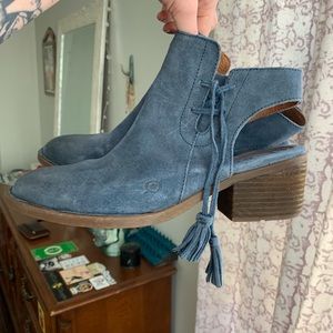 Open heeled BORN booties